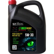 Моторное масло GT OIL GT MAX Energy 5W-30 синтетика 4л